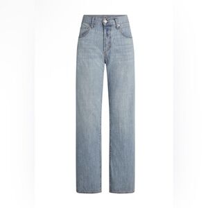 NWT Daily Blue MOOD in Echo Wash Rigid Relaxed Straight Leg Denim Size 28